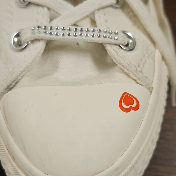 Converse Chuck Taylor All Star Lift Platform Y2K Heart High Top Sneaker size 8 - Picture 4 of 9